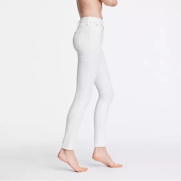 Rag & bone The Skinny in Bright White - Picture 3 of 8